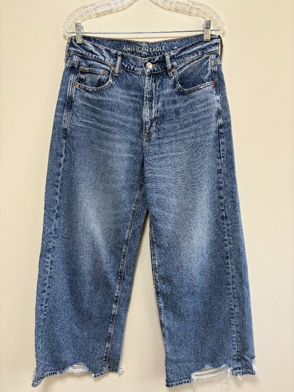 American Eagle Super High Rise Baggy Wide Leg Jeans